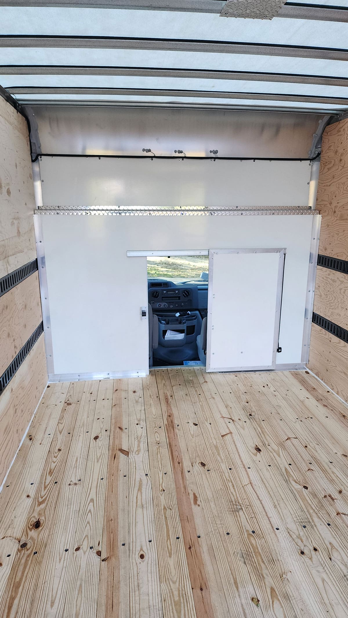 Converting a 16’ – 2023 Ford E350 Box Truck - bus conversion photo