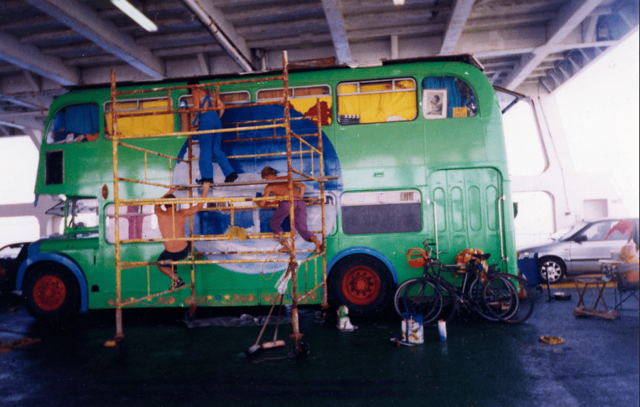 The Sprocket Bus – The Double-Decker Circus Bus - bus conversion photo