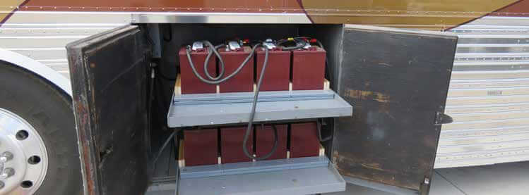 Battery Maintenance - bus conversion photo