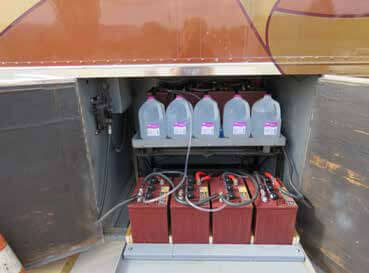 Battery Maintenance - bus conversion photo