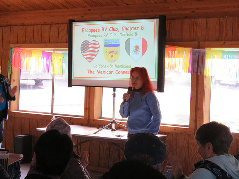 Kassandra Dennis – Wagonmaster giving introductory speech