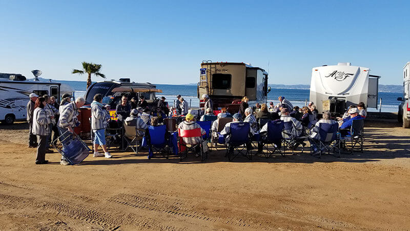 Daily Happy Hour on our Beachfront Property