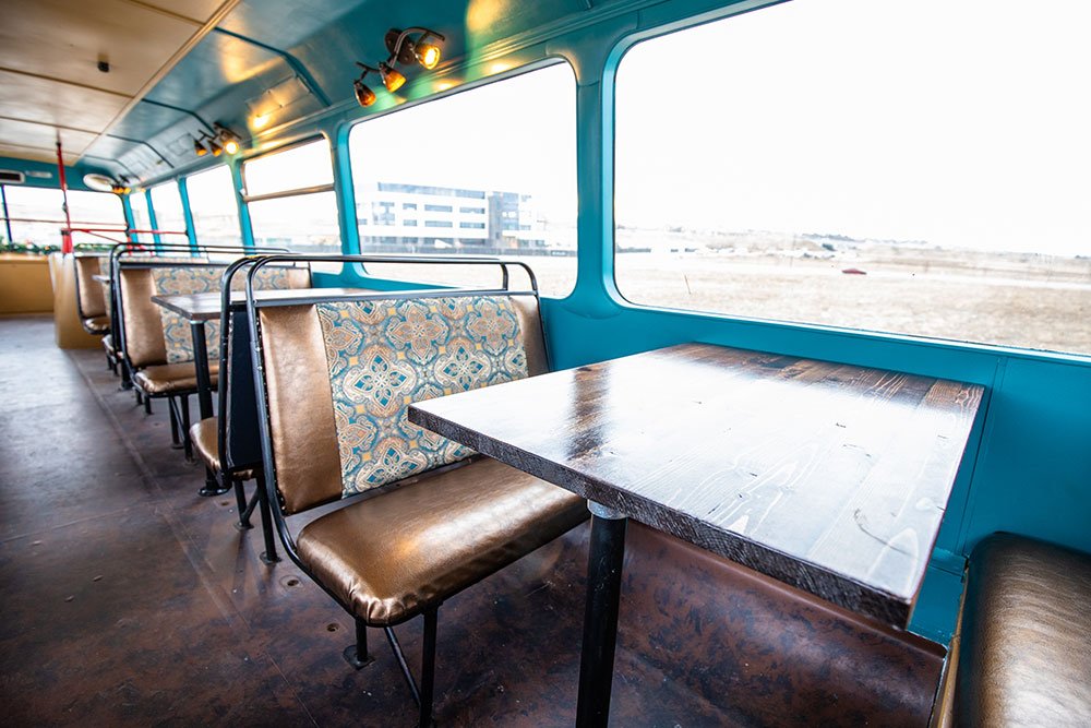 The Double-Decker Espresso Bus (1989) Leland Olympian - bus conversion photo