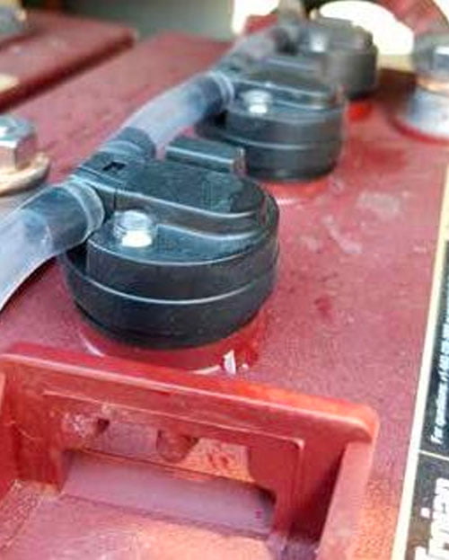 Battery Maintenance - bus conversion photo