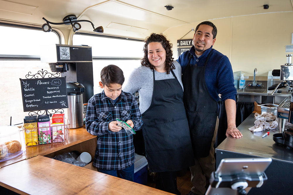 The Double-Decker Espresso Bus (1989) Leland Olympian - bus conversion photo