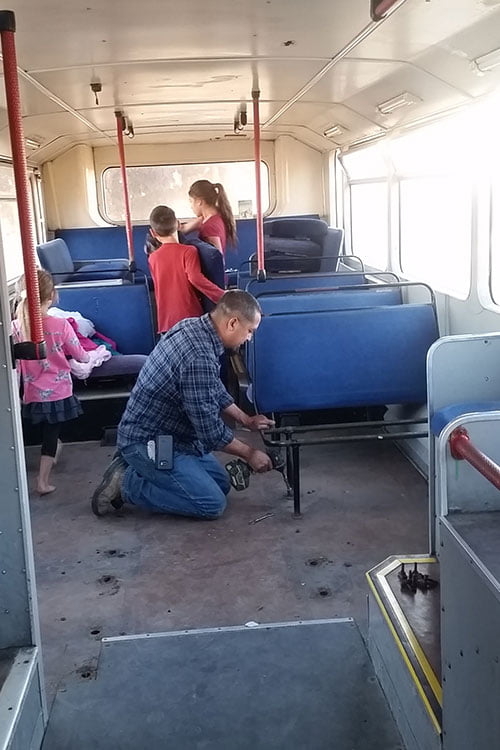 The Double-Decker Espresso Bus (1989) Leland Olympian - bus conversion photo