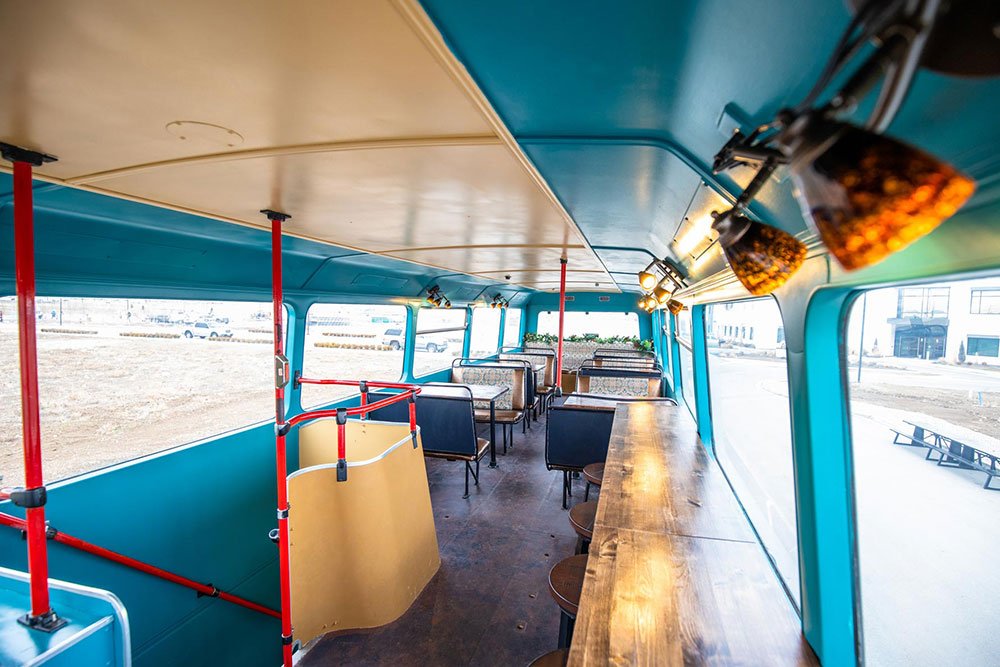 The Double-Decker Espresso Bus (1989) Leland Olympian - bus conversion photo