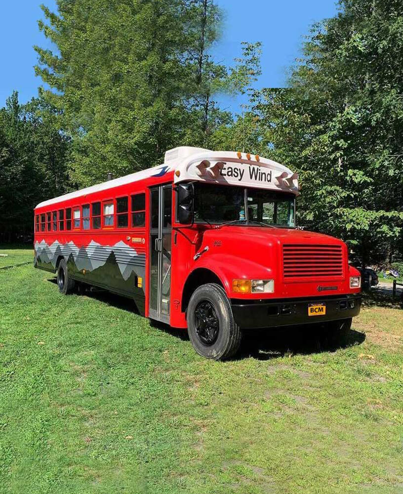 Five Reasons to Retire in a Bus Conversion (Skoolie) - bus conversion photo