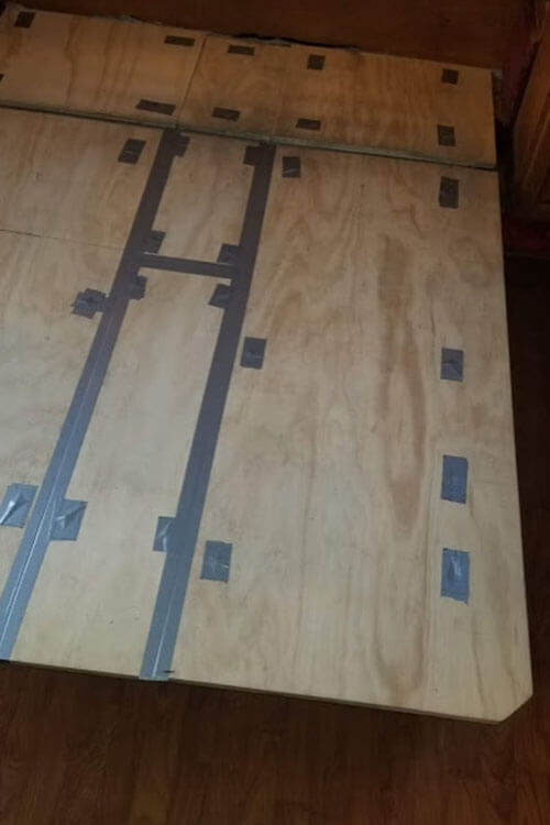 Keeping the Bus Bedroom Cool – Using EHP Rollboard Insulation - bus conversion photo