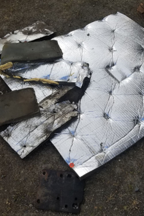 Keeping the Bus Bedroom Cool – Using EHP Rollboard Insulation - bus conversion photo