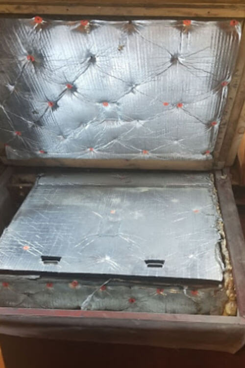Keeping the Bus Bedroom Cool – Using EHP Rollboard Insulation - bus conversion photo