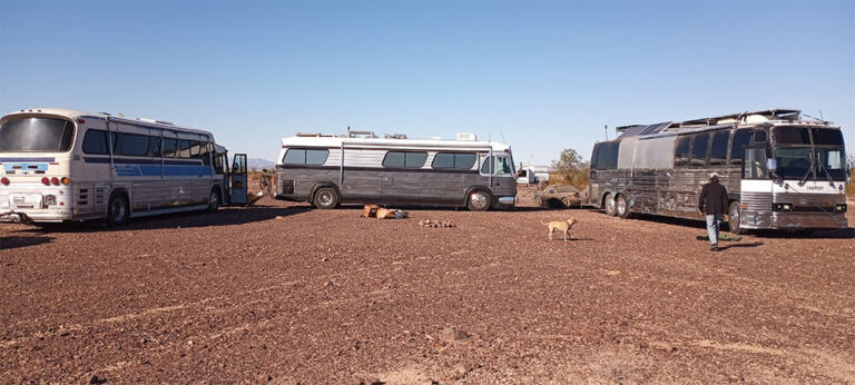 Road Travelers Quartzsite Arizona 2022 | Bus Conversion Magazine photo