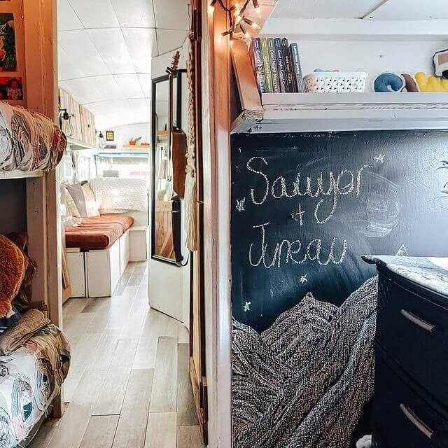 Arbour Season – A 1991 Blue Bird Skoolie - bus conversion photo