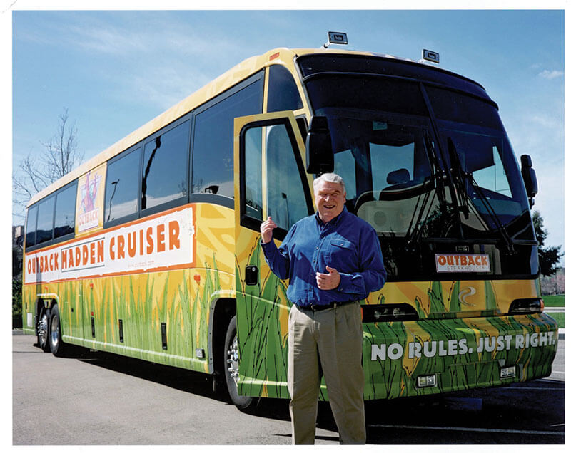 Coaches for the Coach - A Tribute to John Madden - bus conversion photo