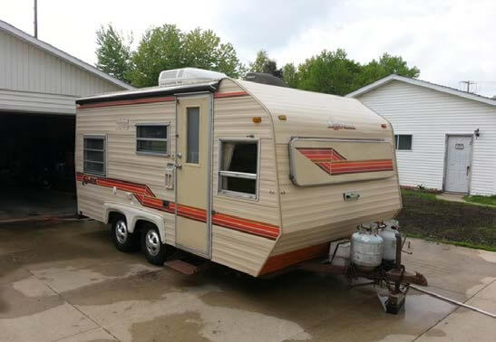 Sunline Travel Trailer very similar to the one I had.