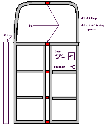 Building A One-Piece Door For My Eagle Bus Conversion - bus conversion photo