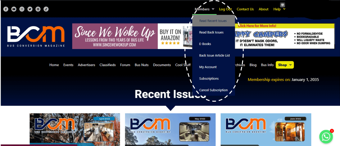 How to Subscribe to Bus Conversion Magazine - bus conversion photo