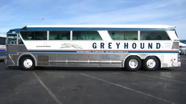 Sizing up the Six MCI’s First Wide-Body Bus - bus conversion photo