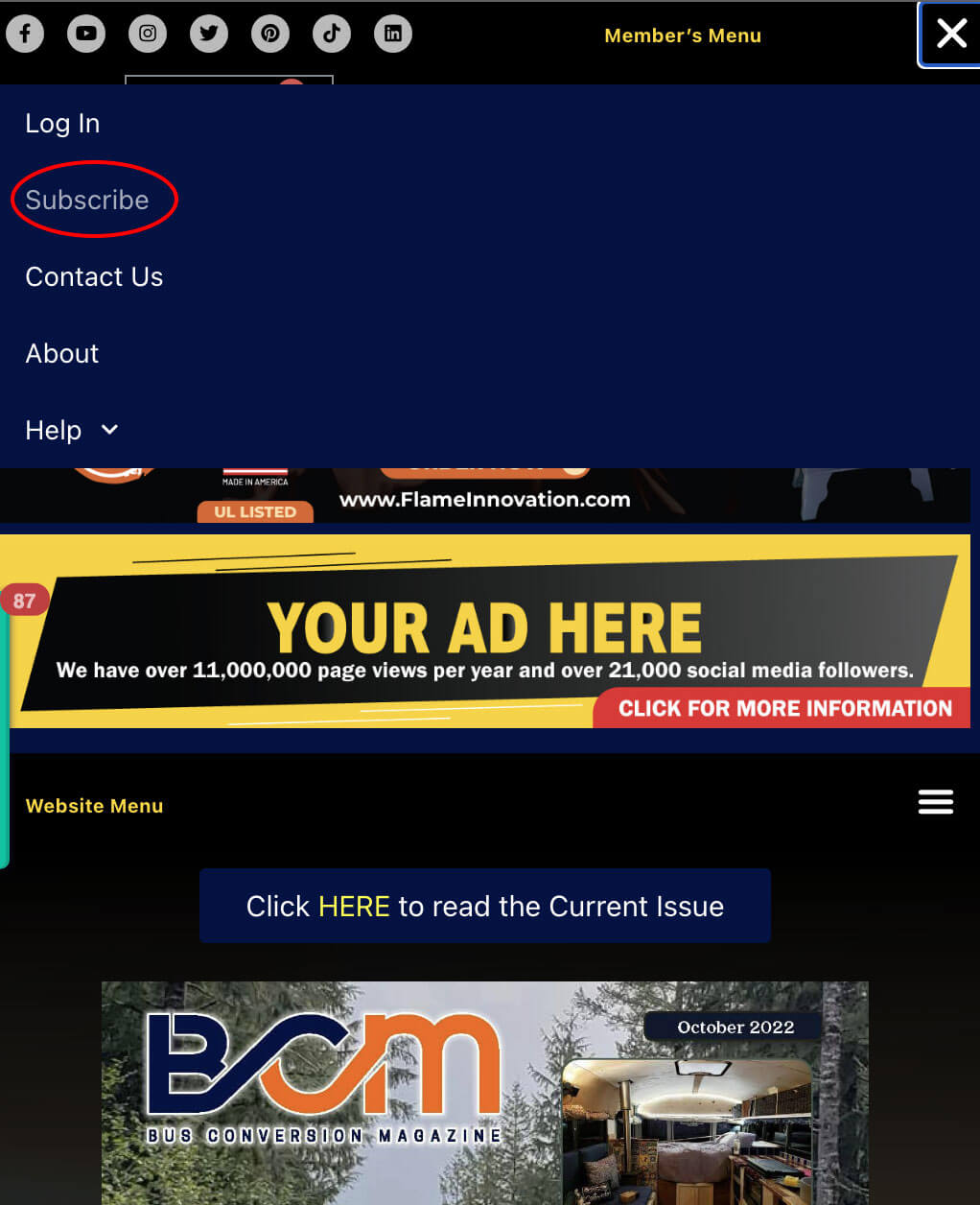 How to Subscribe to Bus Conversion Magazine - bus conversion photo