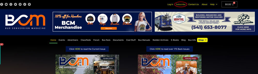 How to Subscribe to Bus Conversion Magazine - bus conversion photo