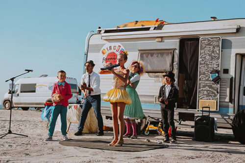 Buses, Vans, and Nomads in Baja! Escapar a la Baja, Cuatro - bus conversion photo