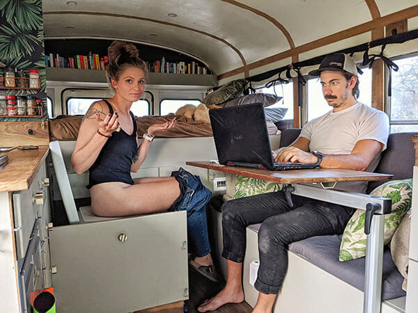 Sweet Bea - The Bus Life Kitchen – A 2001 Chevrolet 3500 Van Front Mid Bus - bus conversion photo