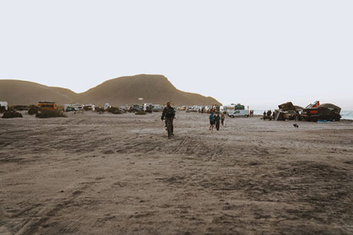Buses, Vans, and Nomads in Baja! Escapar a la Baja, Cuatro - bus conversion photo