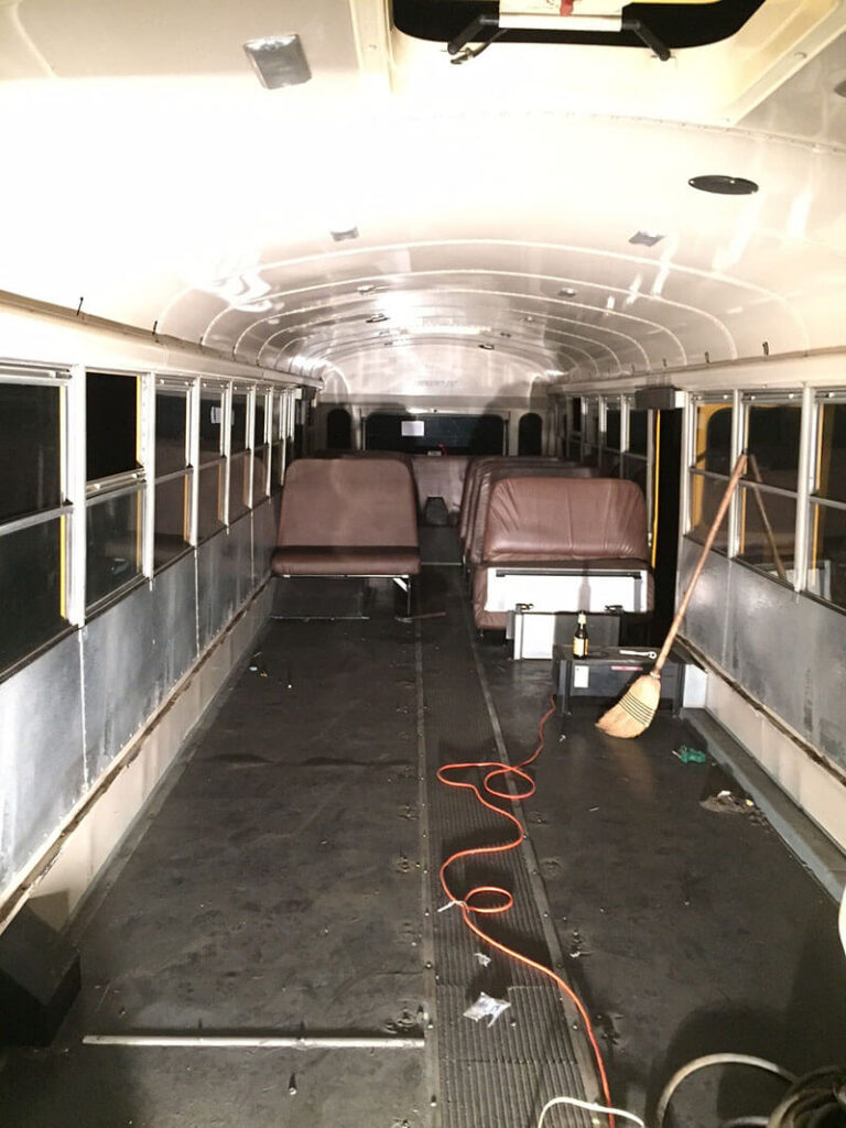 The Enterprise - A 1995 Thomas MVP Saf-T-Liner (Skoolie) - bus conversion photo