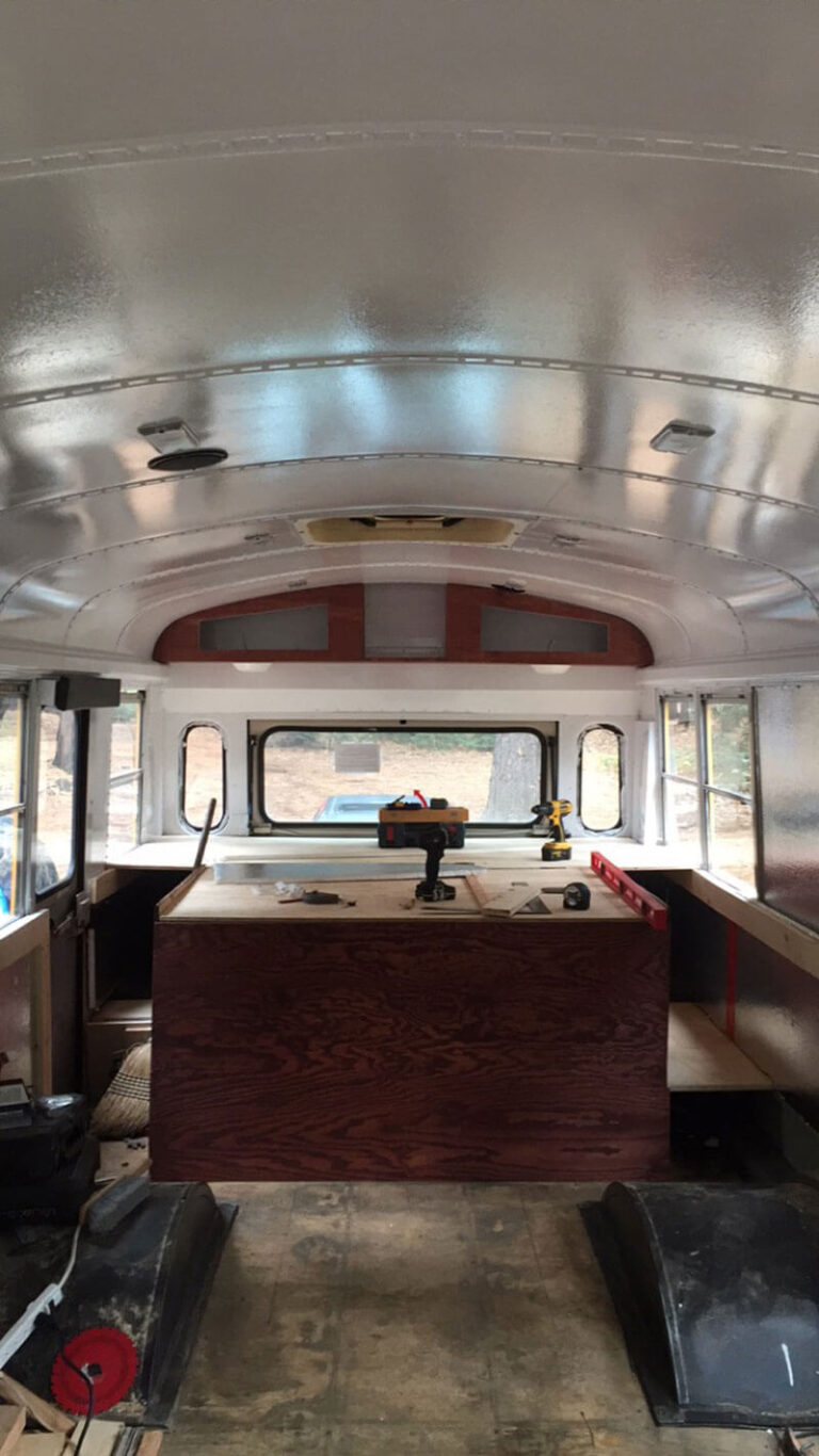 The Enterprise - A 1995 Thomas MVP Saf-T-Liner (Skoolie) - bus conversion photo