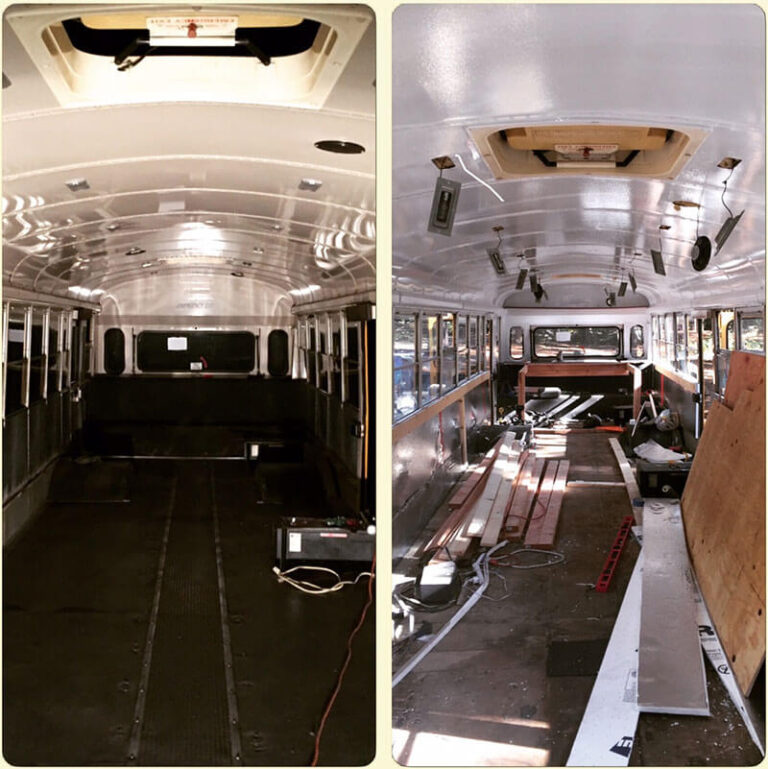 The Enterprise - A 1995 Thomas MVP Saf-T-Liner (Skoolie) - bus conversion photo