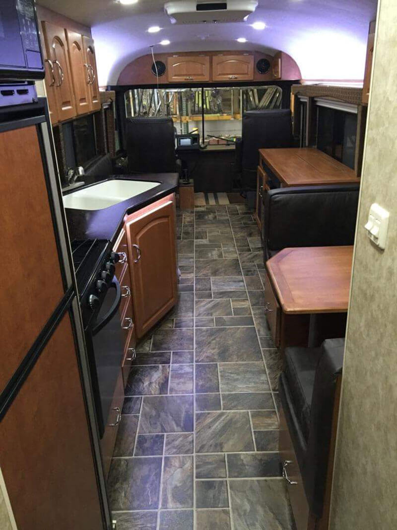 Converting a nostalgic 1956 GM Bus Into an Enjoyable RV - bus conversion photo