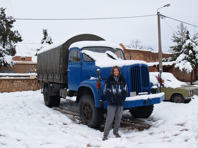 On The Road In A Converted Swiss Army Truck  - bus conversion photo