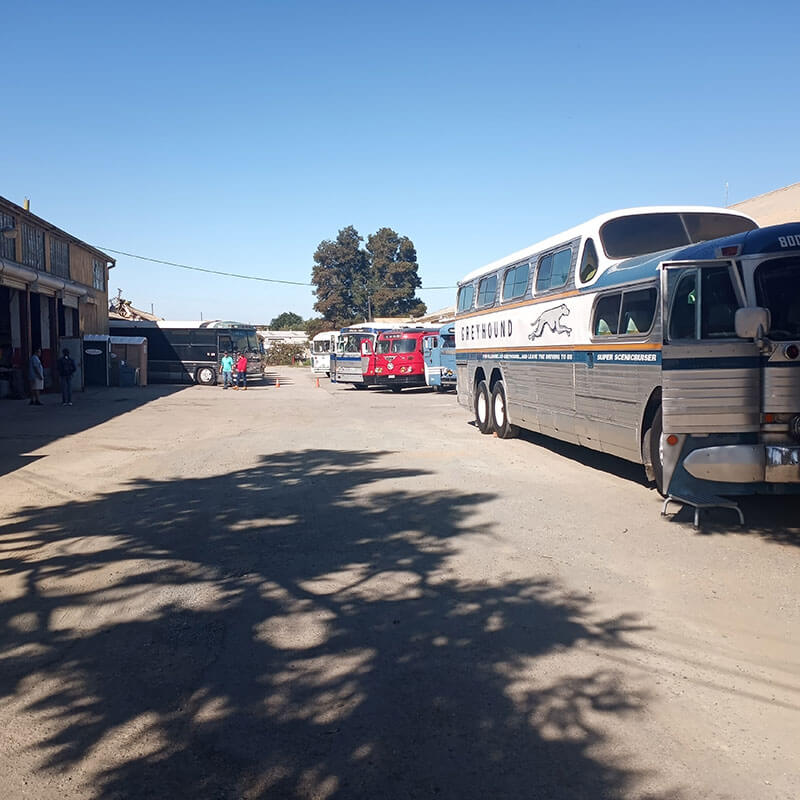 The Pacific Bus Museum 2022 Open House - bus conversion photo