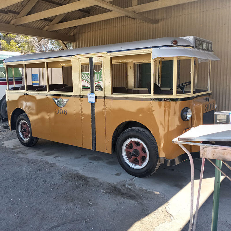 The Pacific Bus Museum 2022 Open House - bus conversion photo