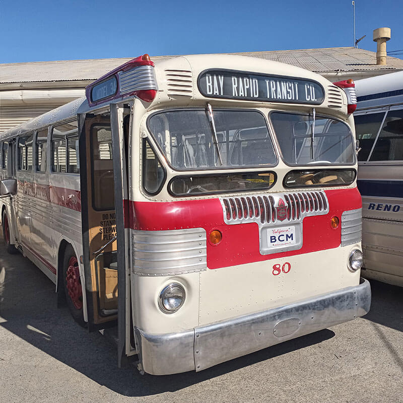 The Pacific Bus Museum 2022 Open House - bus conversion photo