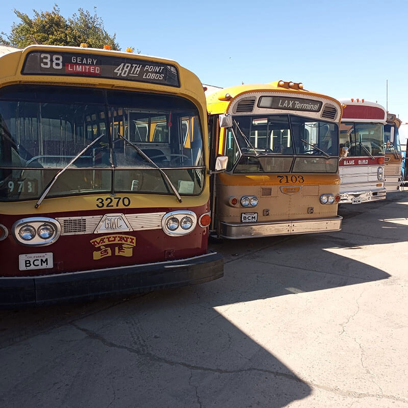 The Pacific Bus Museum 2022 Open House - bus conversion photo