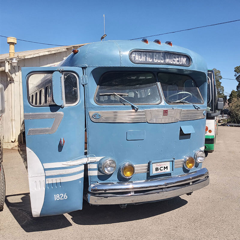 The Pacific Bus Museum 2022 Open House - bus conversion photo