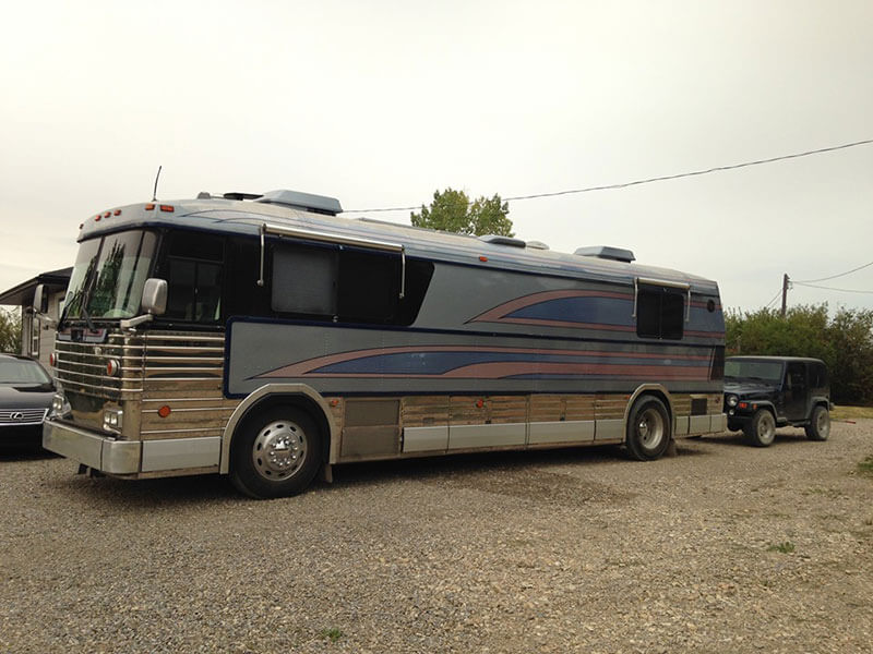 Over The Hill. Not So Fast. - bus conversion photo