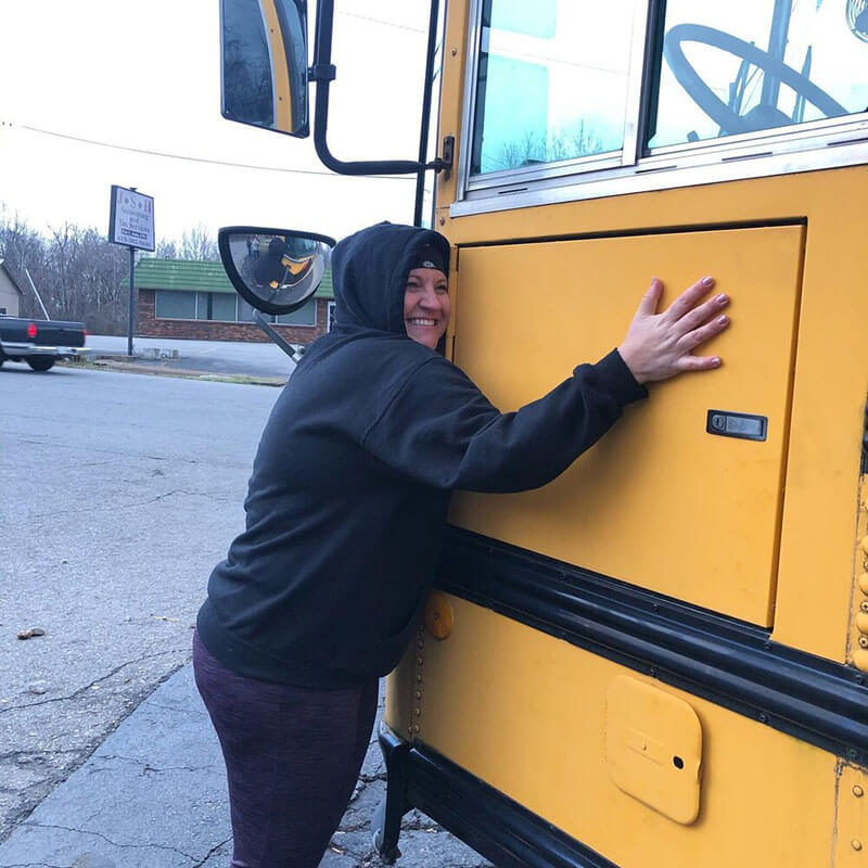 The Beautiful Strength Bus A 2001 Thomas SAF Skoolie - bus conversion photo