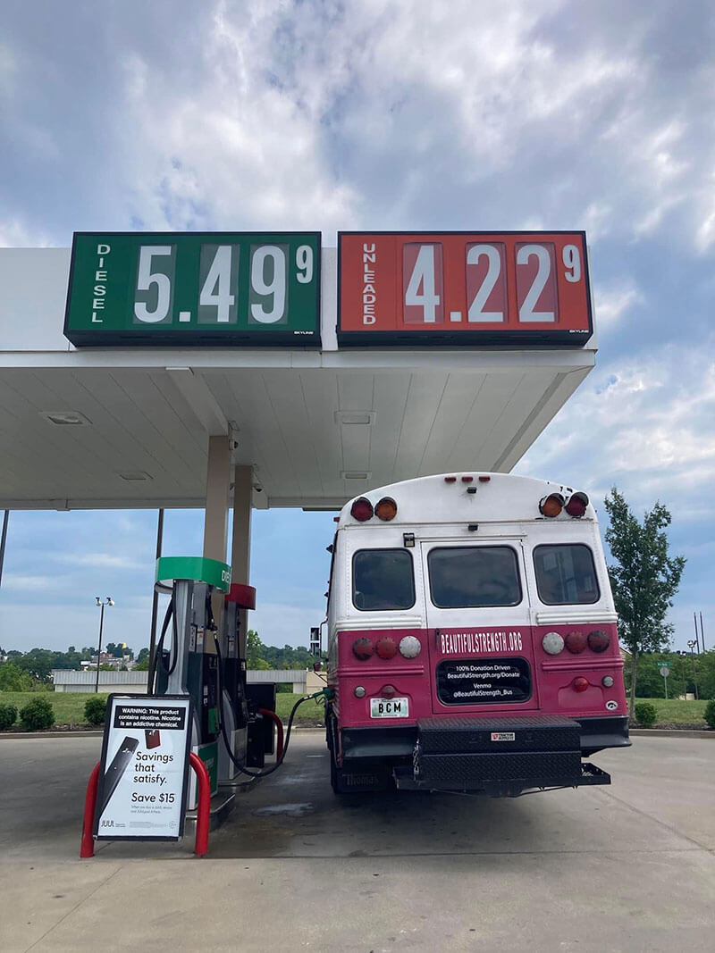 High fuel prices will not stop this project from going around the U.S.