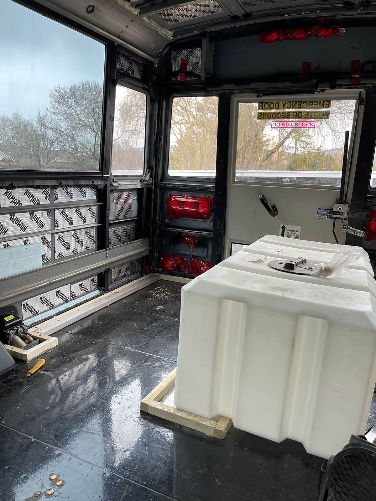 Kruzin’ in the Kraken - A 2013 Thomas Freightliner Skoolie - bus conversion photo