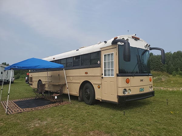 Skoolie U.P. 2023 A Teen’s Point of View - bus conversion photo