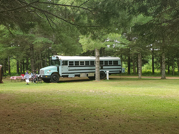 Skoolie U.P. 2023 A Teen’s Point of View - bus conversion photo