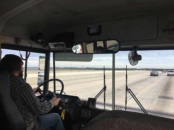 The Sasquatters – A 2003 Thomas EF Skoolie - bus conversion photo