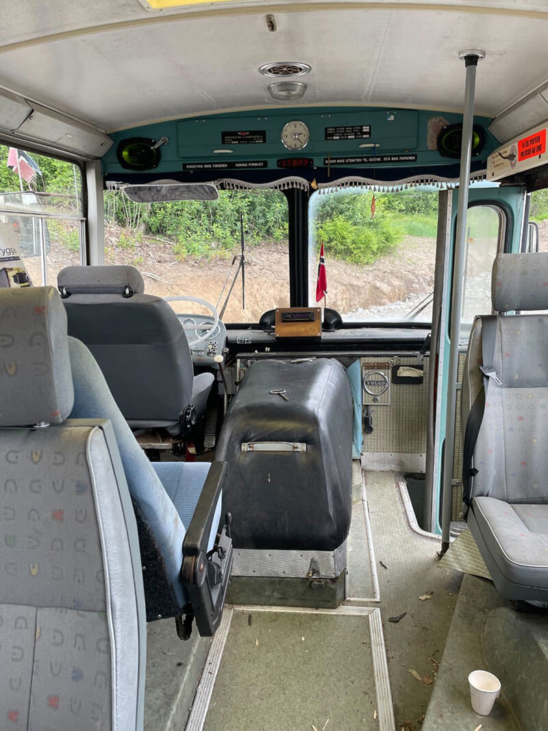 The Restoration and Conversion of a 1969 Volvo - bus conversion photo