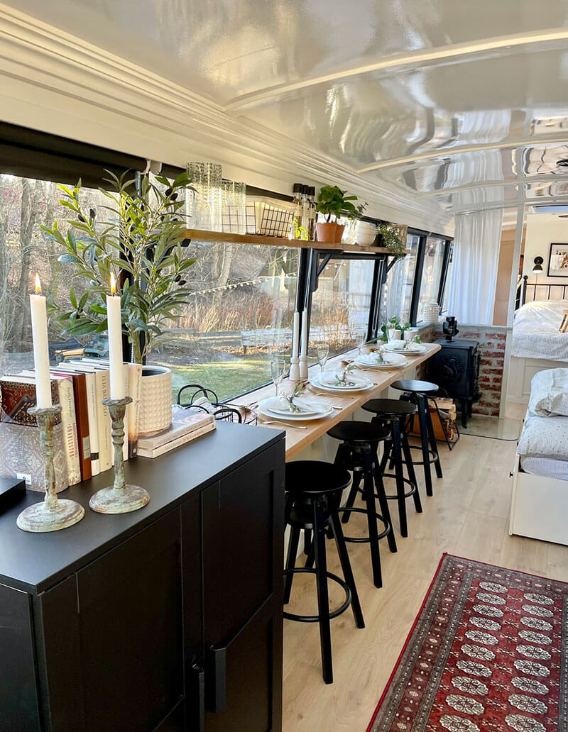 The Restoration and Conversion of a 1969 Volvo - bus conversion photo