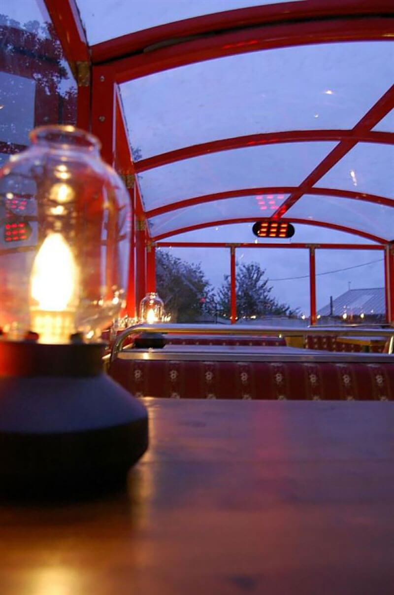 The Mammoth – A Double-Decker Restaurant - bus conversion photo