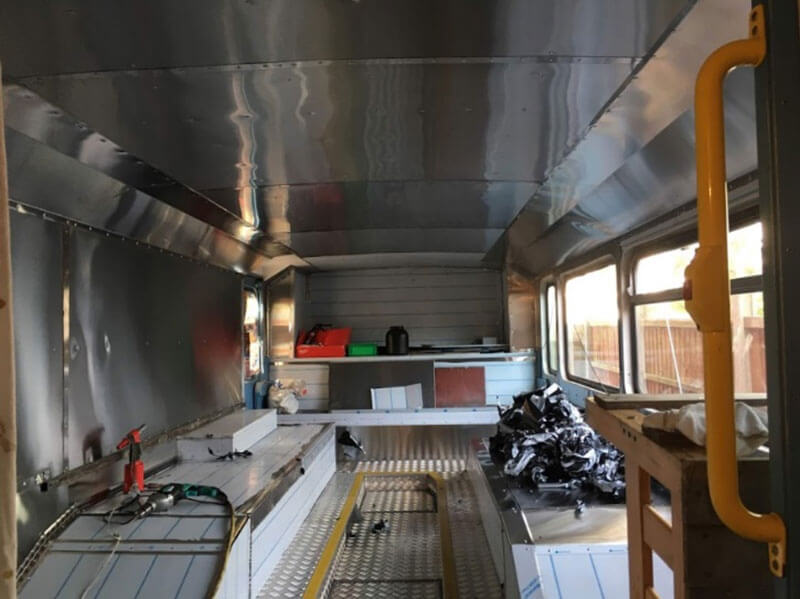 The Mammoth – A Double-Decker Restaurant - bus conversion photo