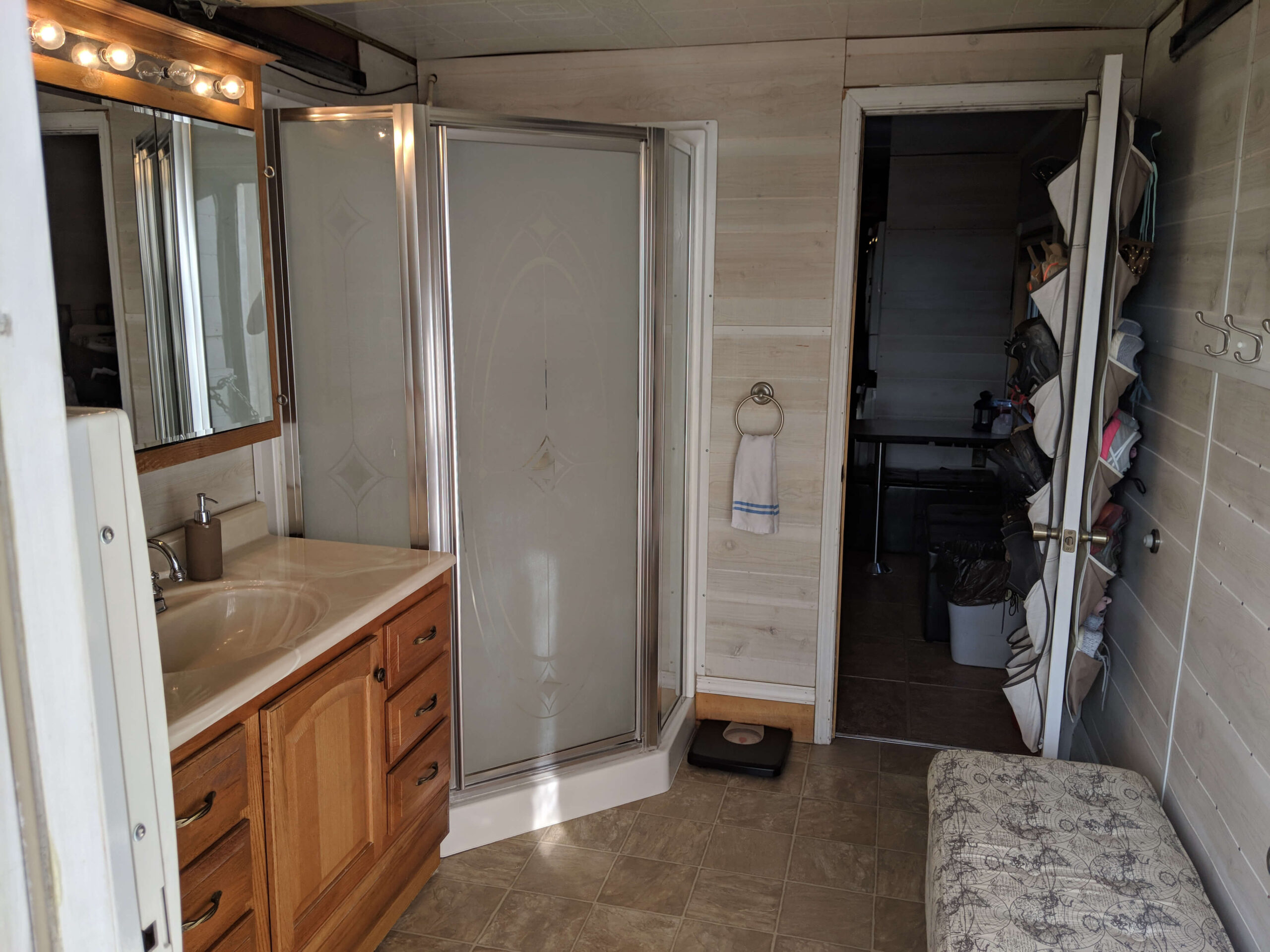 From Barracks Life to RV Life - bus conversion photo