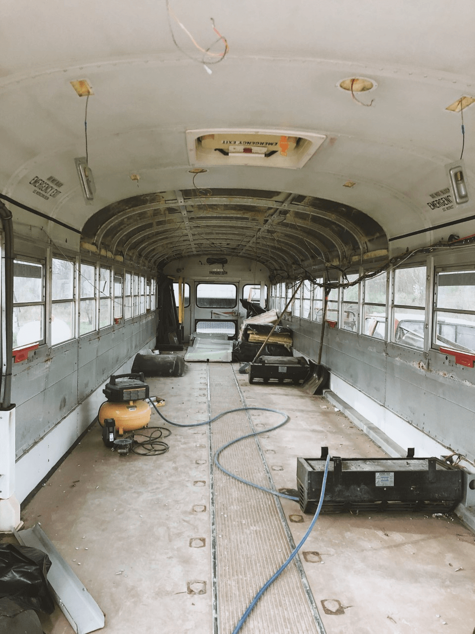 The Roaming Fowler Bus A 2004 Blue Bird All-American - bus conversion photo